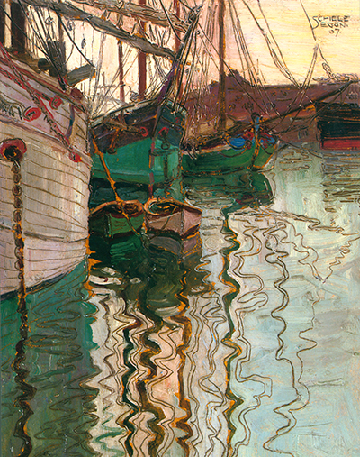 Harbour of Trieste Egon Schiele